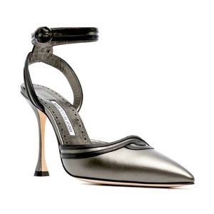 Manolo Blahnik Chonga Leather Pump
